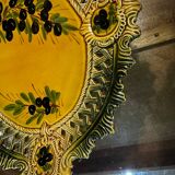 Ceramic plate Vallauris - Pierced decoration Olives - 1950s