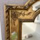 Large antique gilded mirror – Louis-Philippe style – 140 x 90 cm