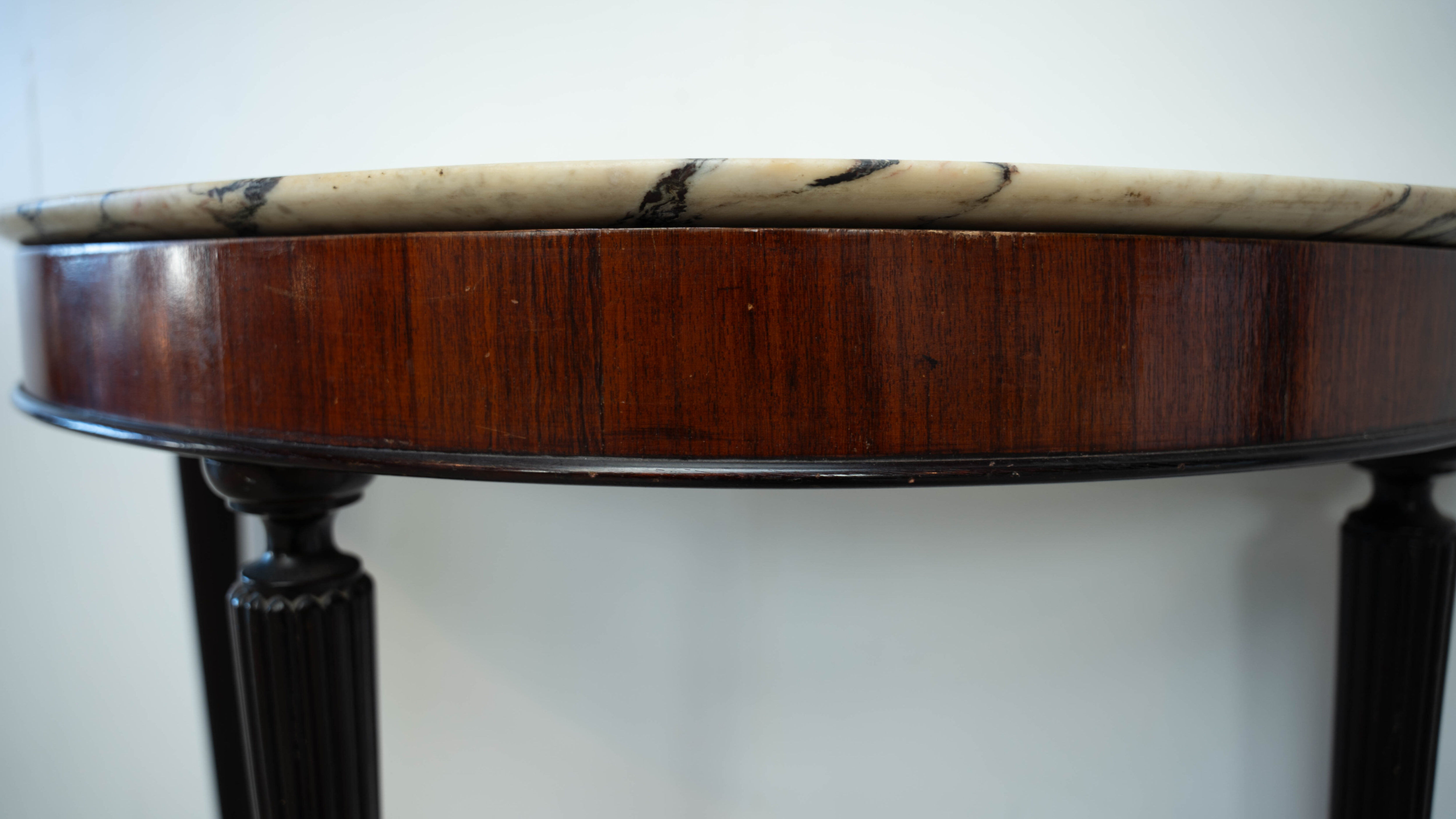 1950s Italian console with marble top