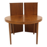 Scandinavian walnut dining table, Sweden, 1960