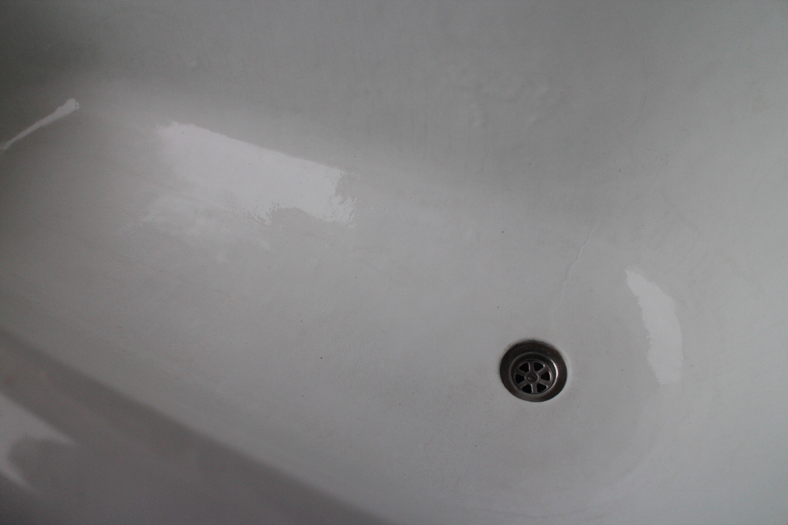 Old cast iron bathtub