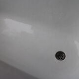 Old cast iron bathtub