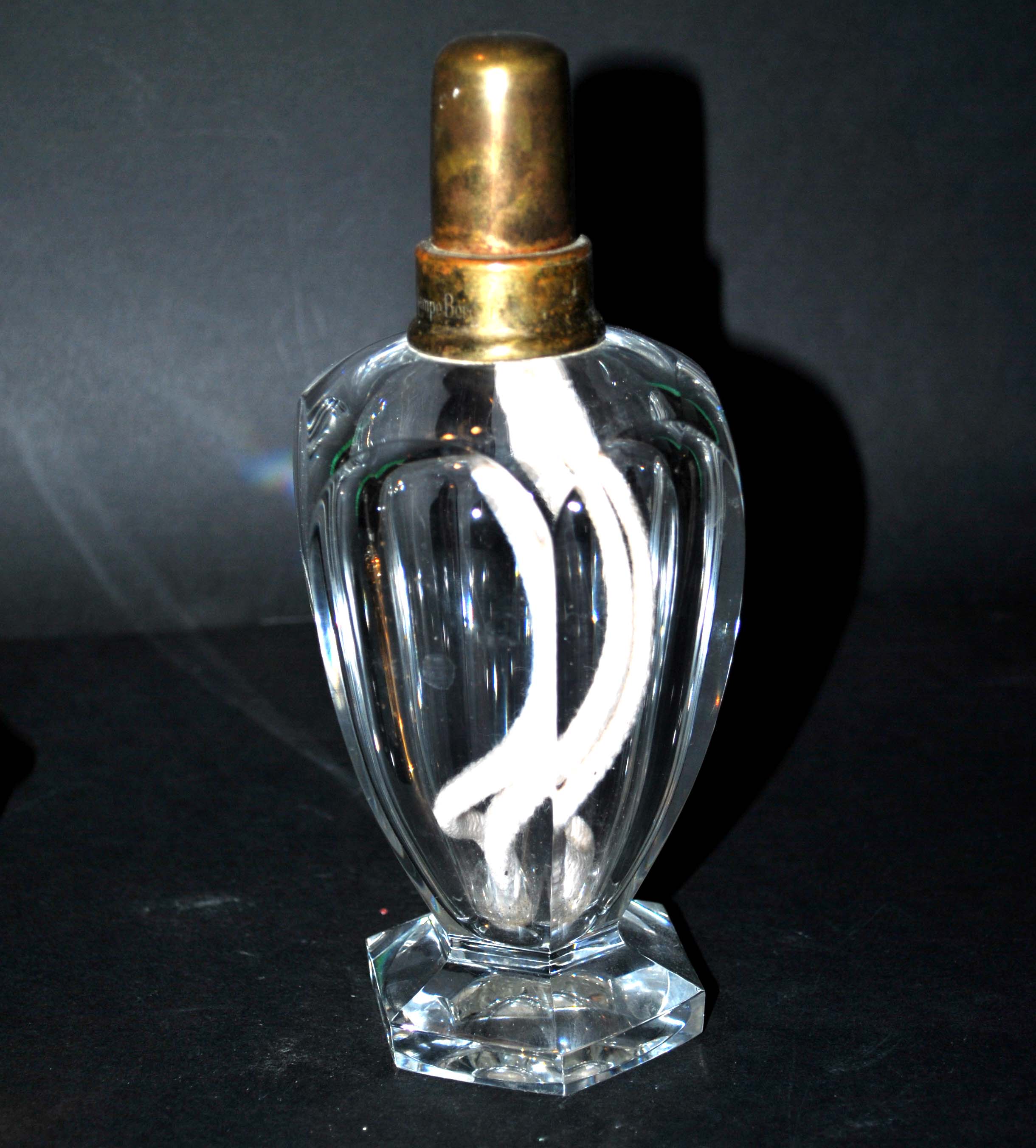 Berger lamp in crystal of BACCARAT Model Amphora signed 20cm