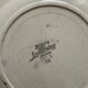 Set of 6 small flat plates Sarreguemines