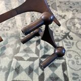 Base for candlesticks + 2 modular candlesticks NAGEL copper brown 1970