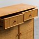 Commode en bois rotin 1970 vintage