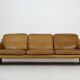 Vintage de Sede DS61 Leather Sofa Couch 70er Design 60er