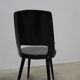 Pair of Baumann Montdor model chairs restored black 1980