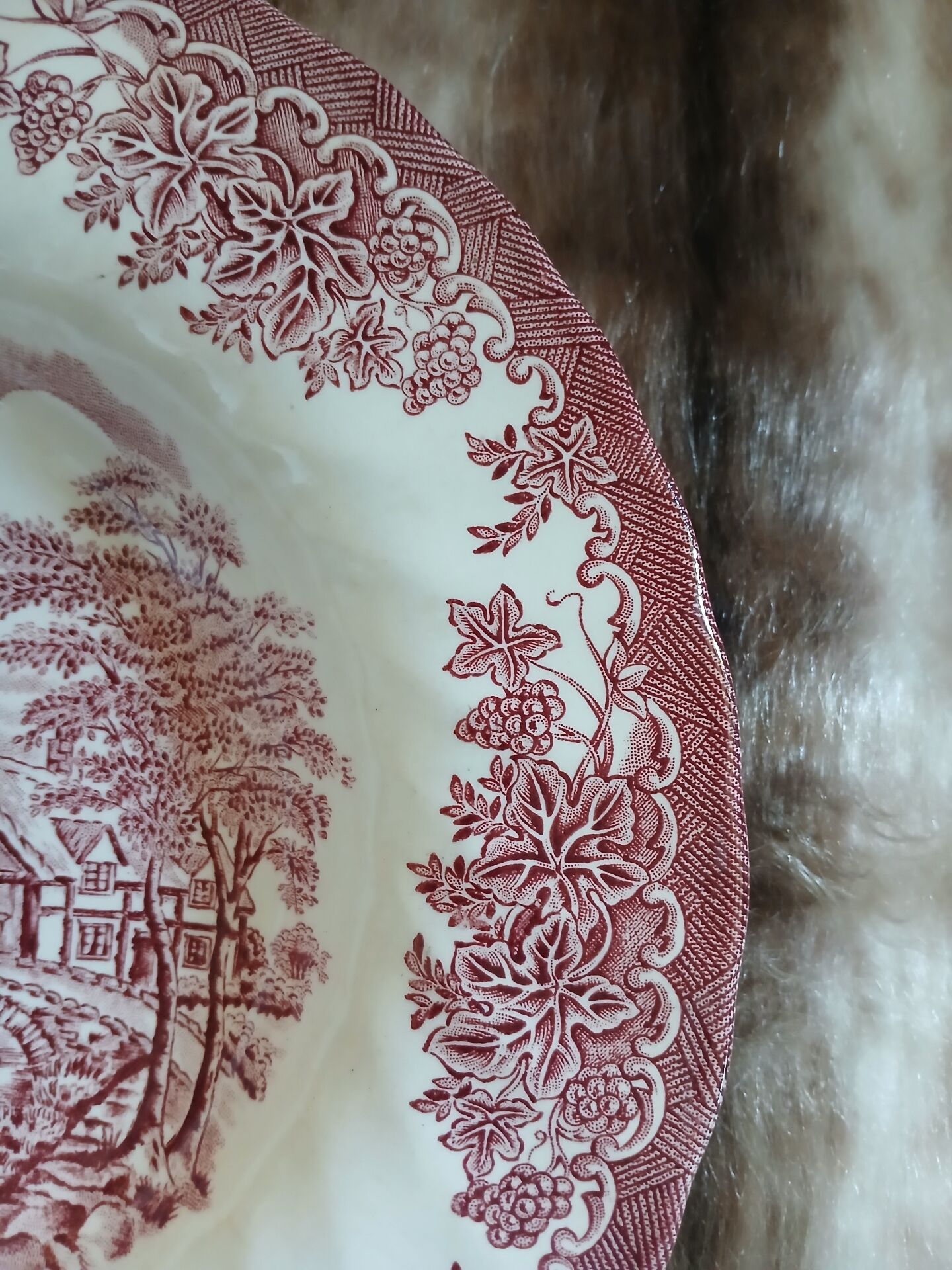 2 English Myott deep plates