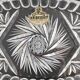 Bohemian crystal oval dish 22.5 x 12 cm