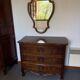 Walnut commode in Louis XV style with 3 drawers.