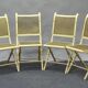 Lot of 4 folding chairs
