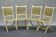 Lot of 4 folding chairs