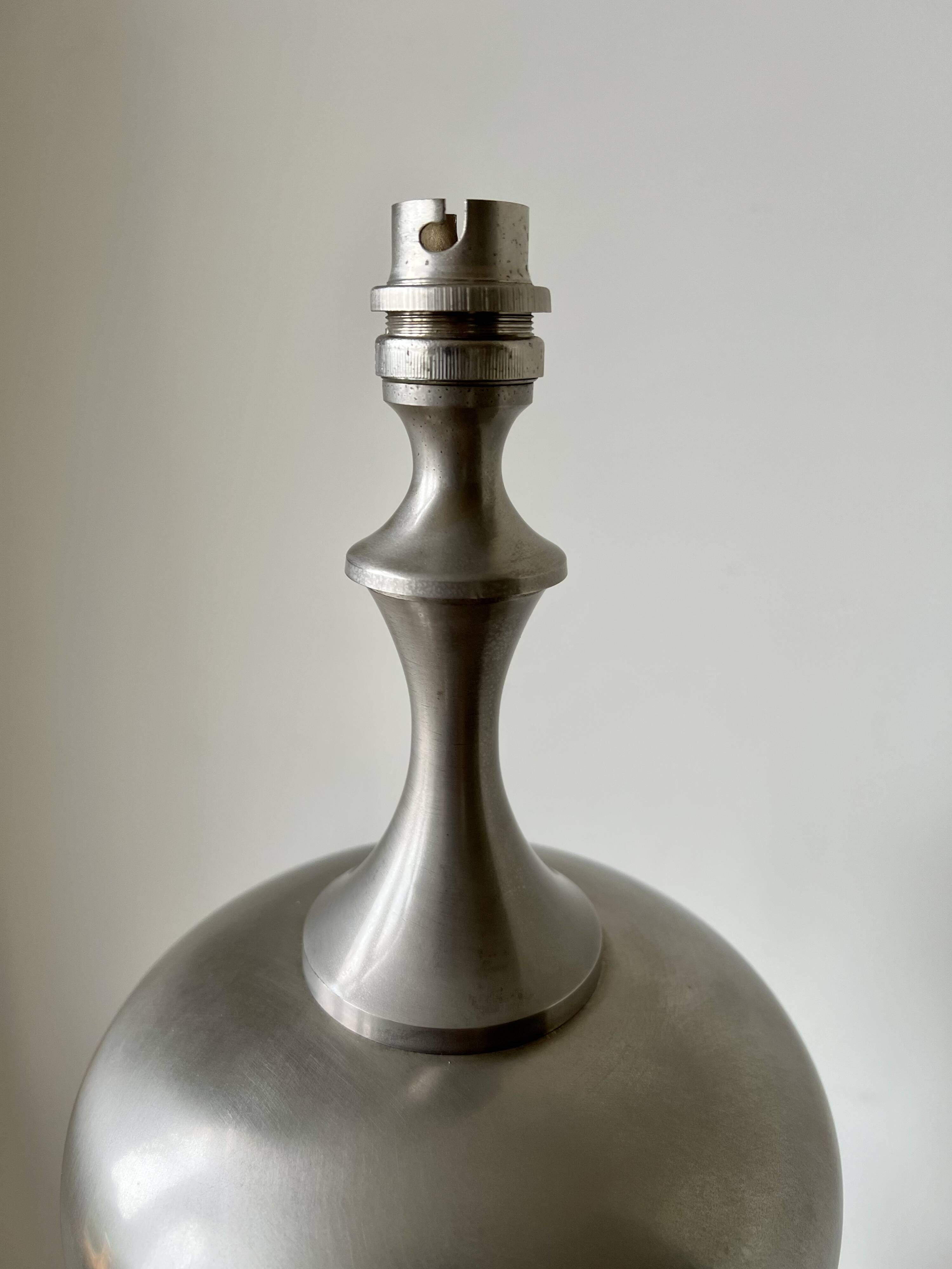 Large sculptural table lamp, Philippe Barbier style. France 1960-70s