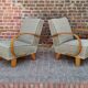 Pair of armchairs by Jindrich Halabala for Thonet 1950. Art deco