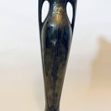 Christofle vase in silver metal