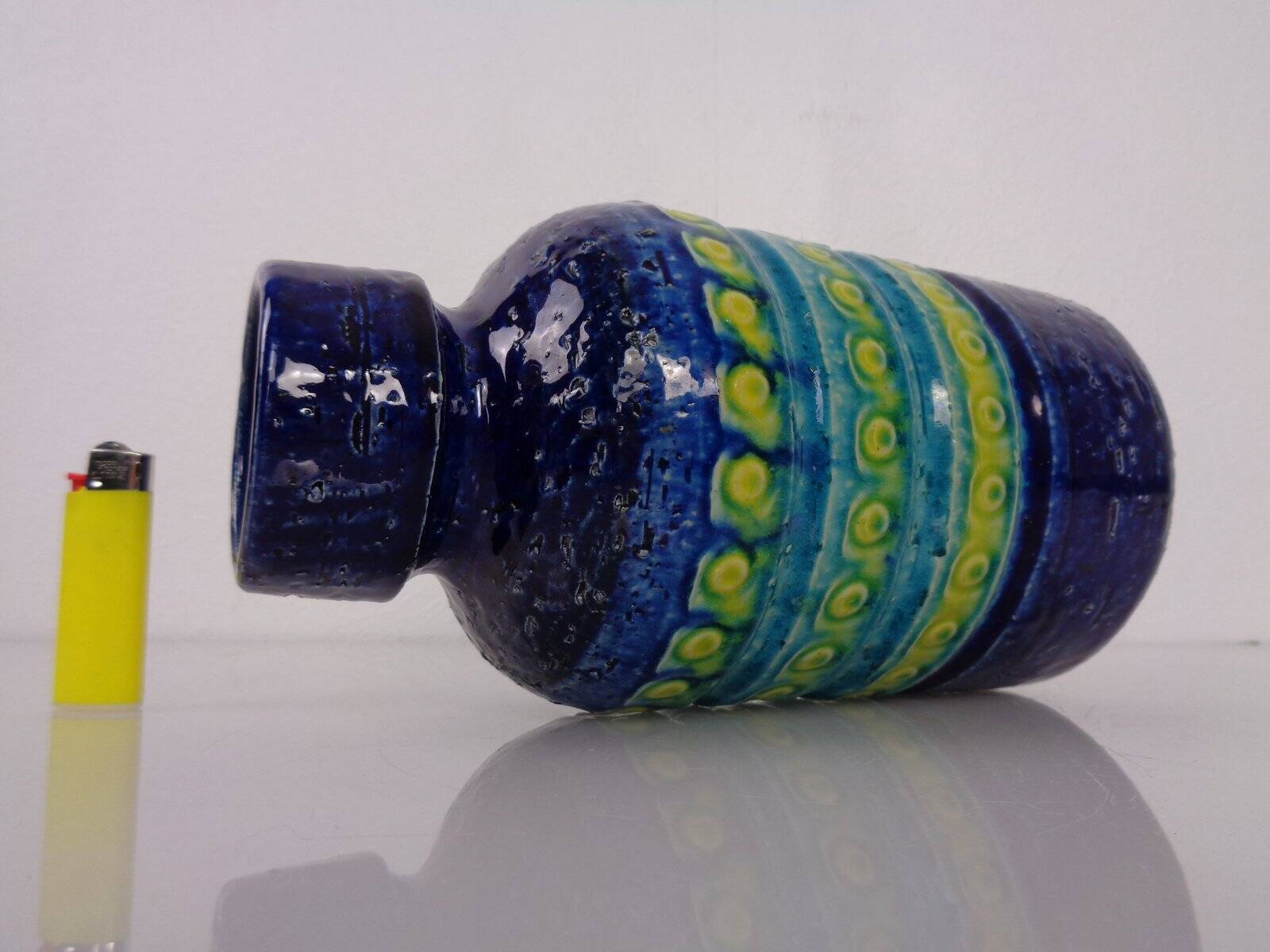 Studio ceramic vase by Aldo Londi for Bitossi, 1960s