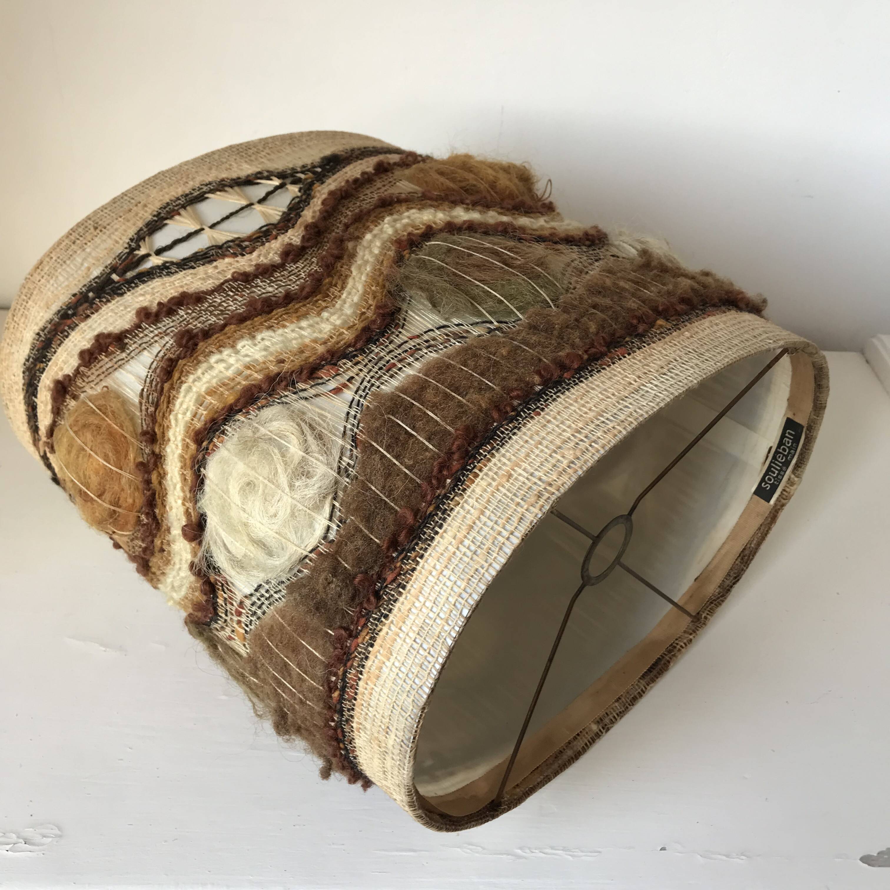 Vintage lampshade wool patterns