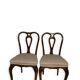 4 chaises de salle à manger en noyer, années 1950.