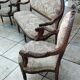 Louis XVI style antique sofa and armchair
