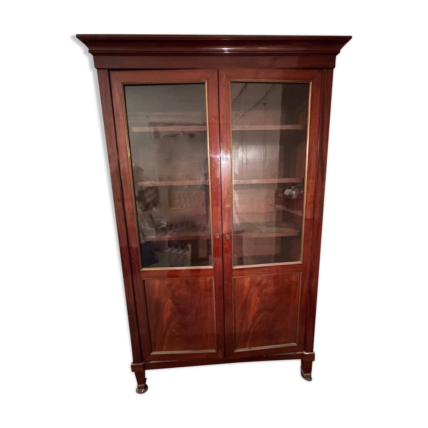 Mahogany style library