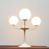 Table lamp in glass and metal by E.R. Nele for Temde, 1960s