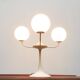 Table lamp in glass and metal by E.R. Nele for Temde, 1960s