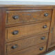 Antique french oak apothecary cabinet, circa 1900