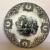 Pair plates Napoléon boch La Louvière Belgium