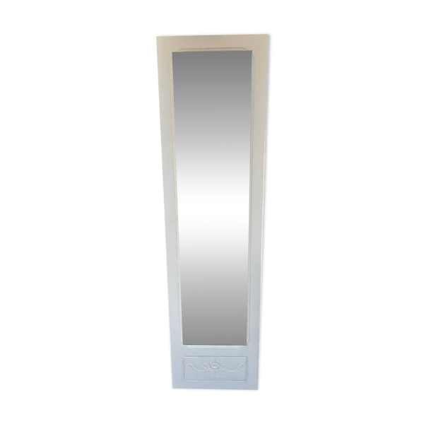 Miroir patiné gris