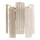 Contemporary Diamond Strips ”Listelli” Murano Glass Wall Sconce