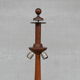 Antique walnut french floor lamp