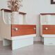 Pair of 70s bedside tables