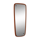 Scandinavian free-form teak mirror 1960s