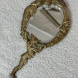 Napoleon III hand mirror in bronze