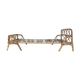 Rotin and bamboo bed