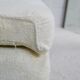 Sofa formed by 2 heaters. Foam, velvet "cream". Steiner. France, Circa 1970