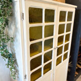 Old glazed bistro cabinet
