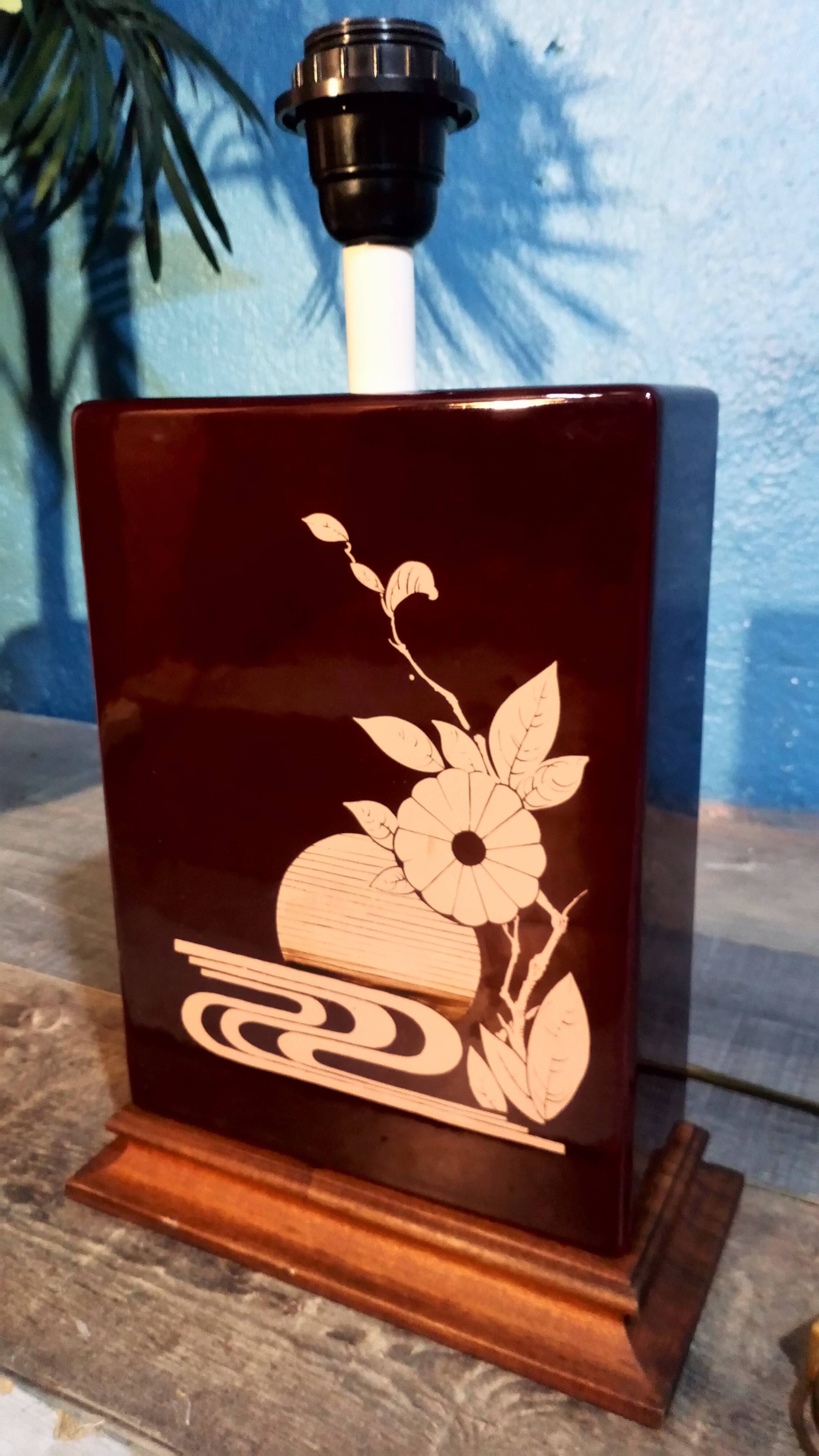 Ceramic lamp "Japan" 1970s