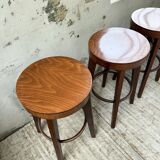 6 vintage Baumann bar stools