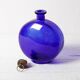 Mid-century Glass Bottle with Coin Cork / Ruda Glasbruk / Sweden / 1970s