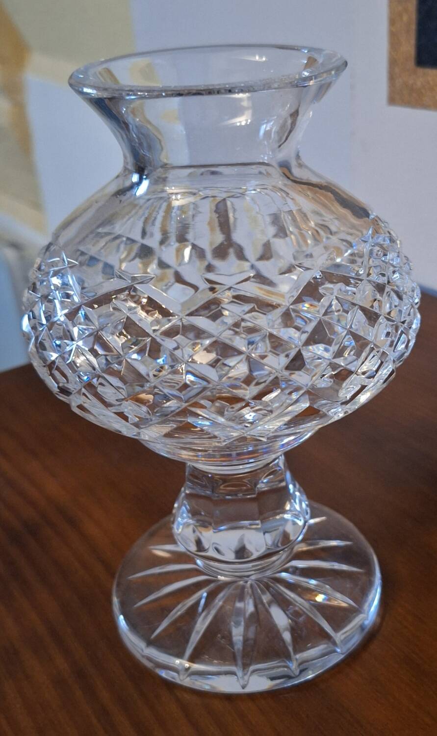 Waterford crystal candle holder