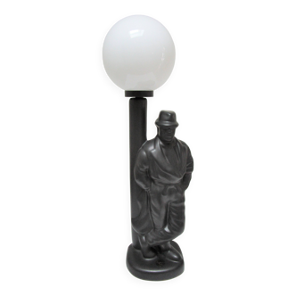 VL Holland ceramic lamp, 80s design, stamped