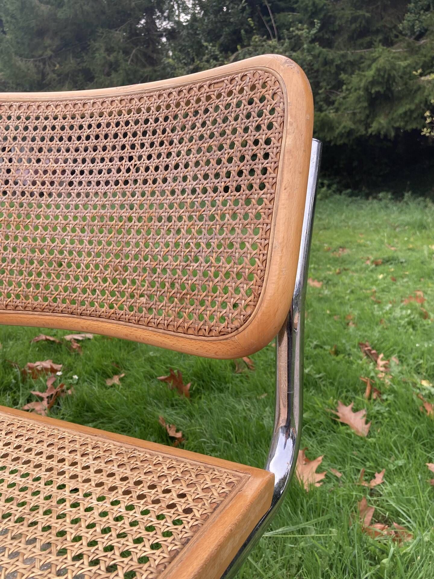 Cesca B32 chairs by Marcel Breuer
