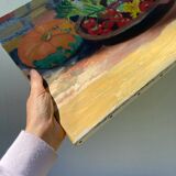 Still life painting oil on canvas