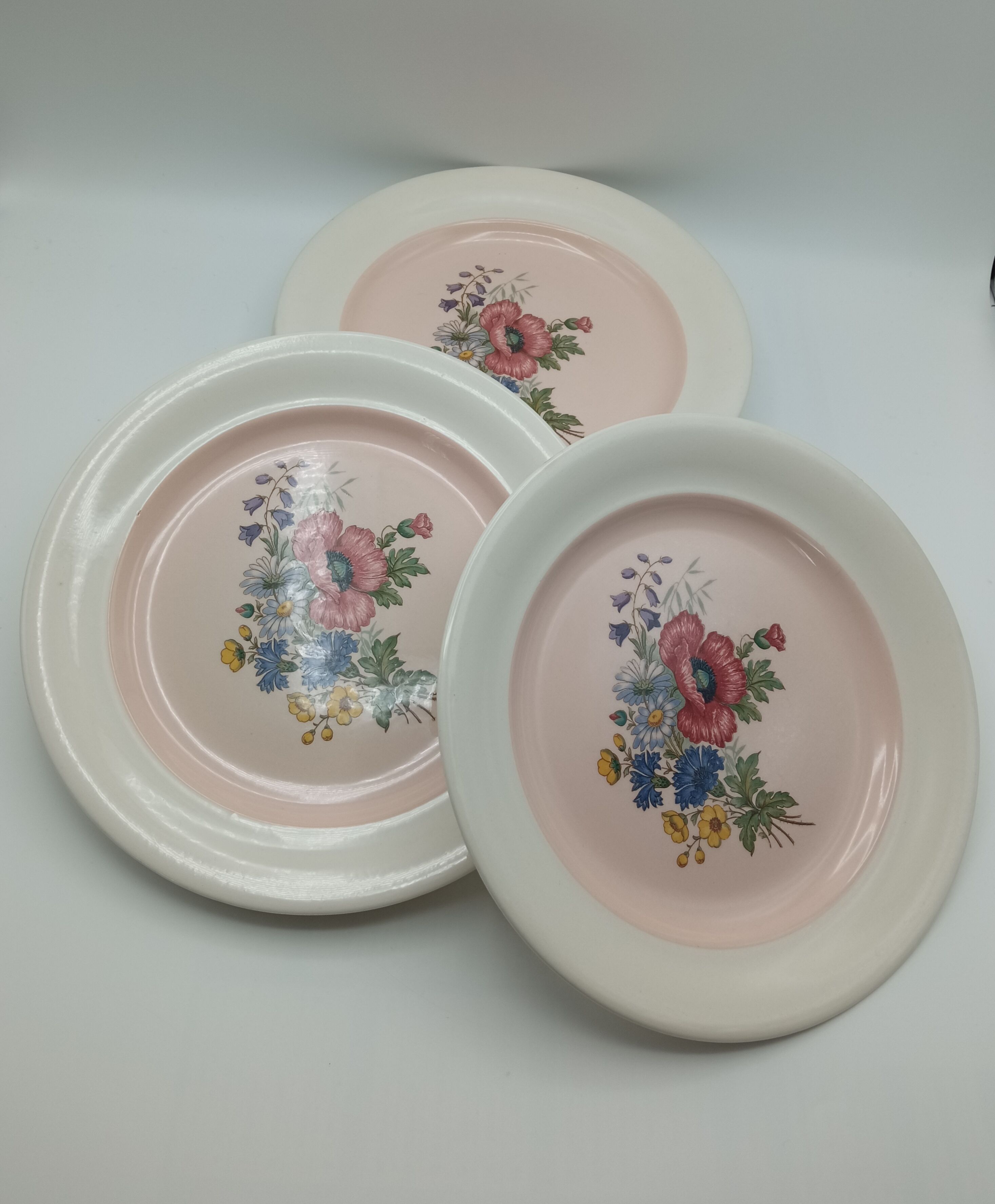 Set of six earthenware plates from Villeroy and Boch