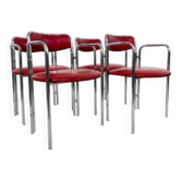 Set 4 mid century dining chairs