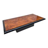 N1 coffee table in vintage 70s elm burl