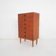 Commode en teck par MSI, Suède années 1950
