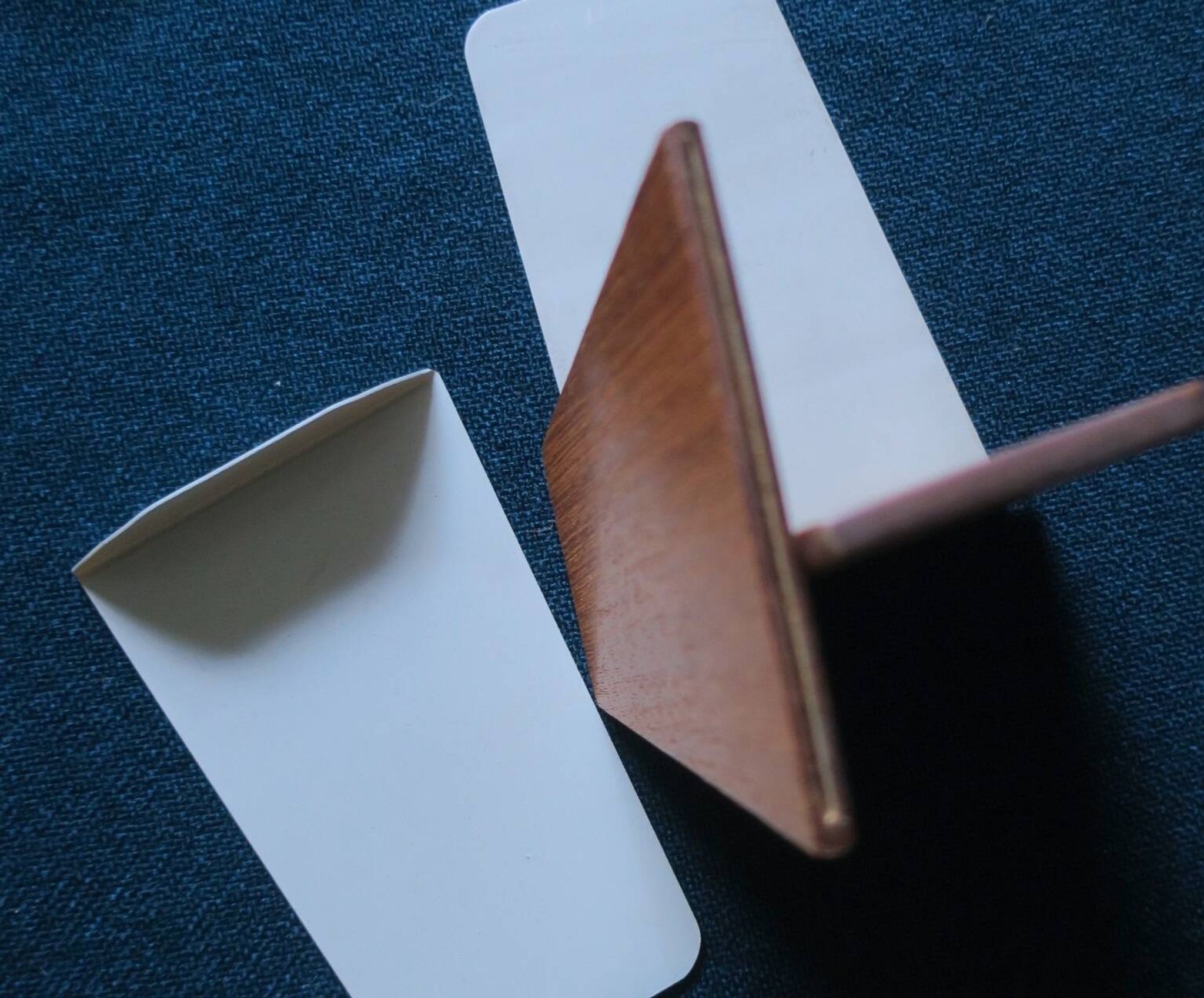 Set of 4 mid century teak bookends, Kai Kristiansen attr., Denmark 1960s